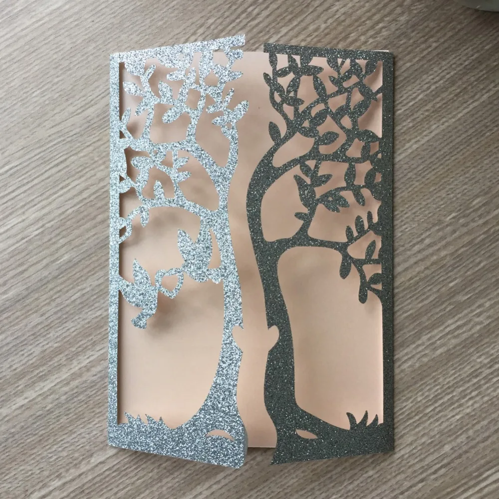 50pcs Laser Cut Glitter paper Pink Silver Rose Gold Wedding Party Invitation Card Birthday Blessing Paper card
50pcs Laser Cut Glitter paper Pink Silver Rose Gold Wedding Party Invitation Card Birthday Blessing Paper card