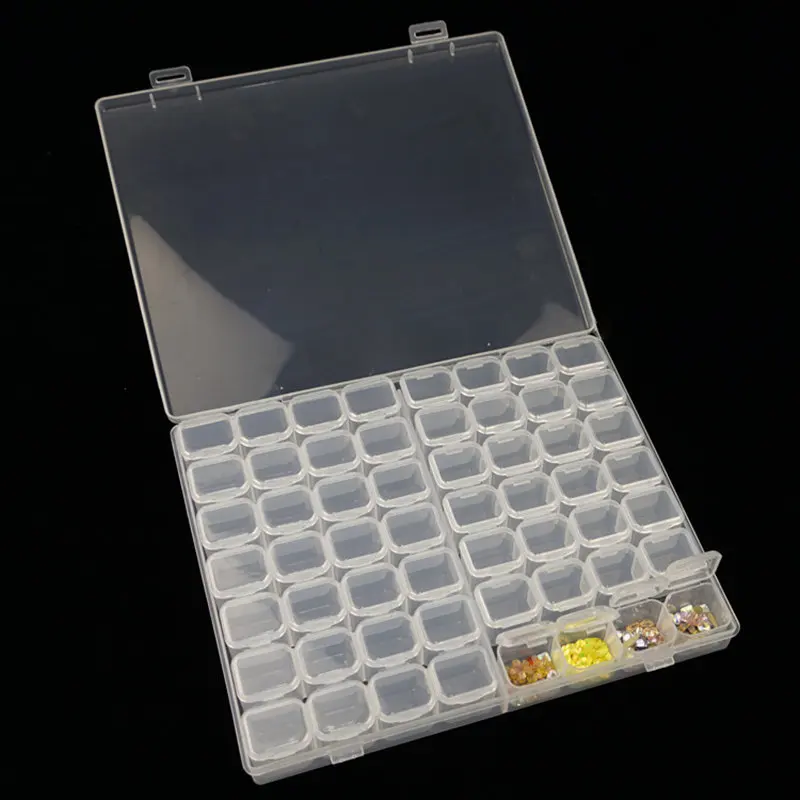 56 Grids Jewelry Box Nail Art Case Rhinestone Embroidery Crystal Bead Organizer Storage Case Container New Storage Organizer
56 Grids Jewelry Box Nail Art Case Rhinestone Embroidery Crystal Bead Organizer Storage Case Container New Storage Organizer