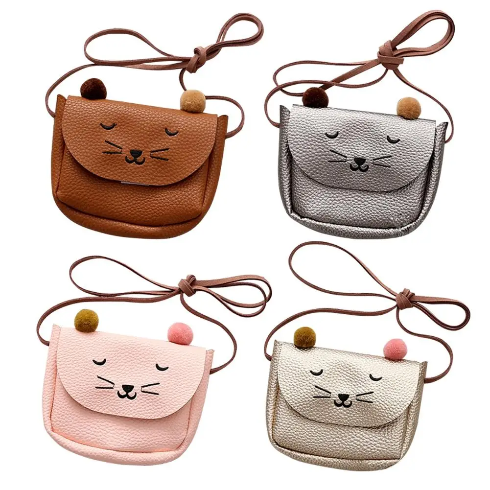 Мини-сумка на плечо с милыми кошачьими ушками сумка-мессенджер для женщин и детей