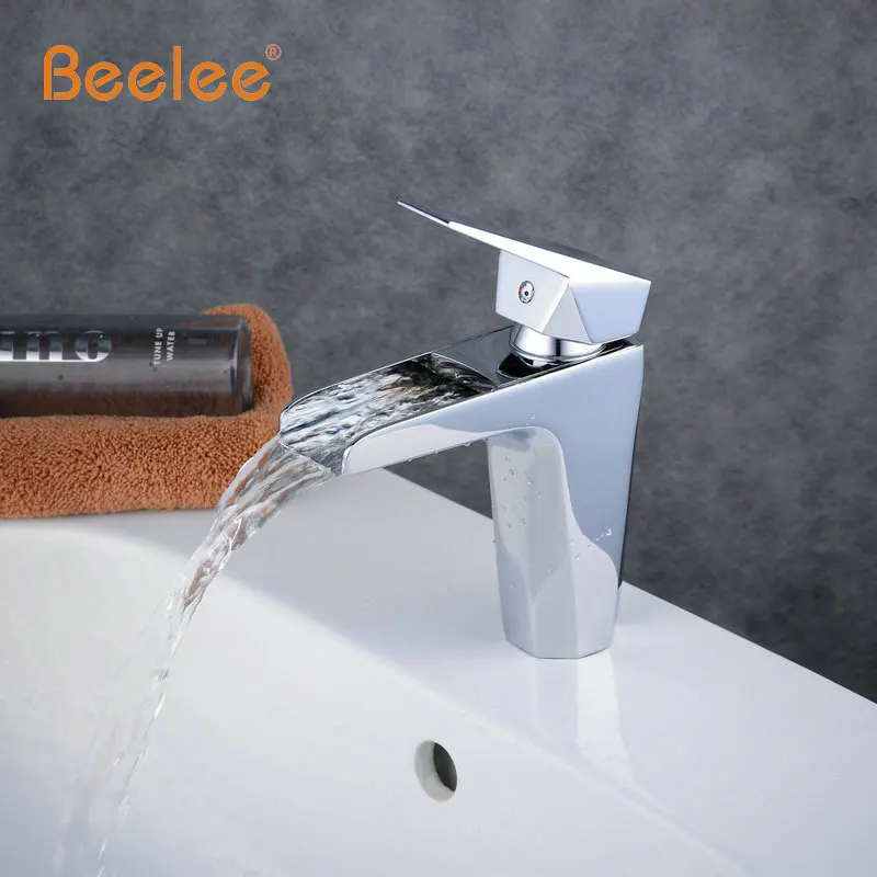 Beelee China Waterfall Sink Faucet Chrome Single Handle Single Hole Mixer Bathroom Taps Widespread Basin Faucets BL0557
Beelee China Waterfall Sink Faucet Chrome Single Handle Single Hole Mixer Bathroom Taps Widespread Basin Faucets BL0557