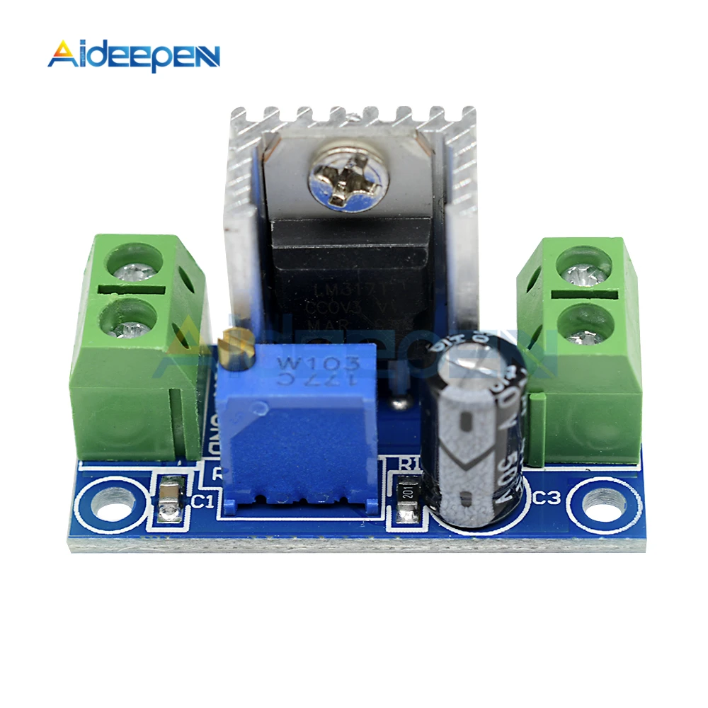 5Pcs Adjustable LM317 Voltage Linear Regulator Power Supply LM317 DC-DC 4.2-40V To 1.2-37V Step Down Buck Converter Board Module
5Pcs Adjustable LM317 Voltage Linear Regulator Power Supply LM317 DC-DC 4.2-40V To 1.2-37V Step Down Buck Converter Board Module