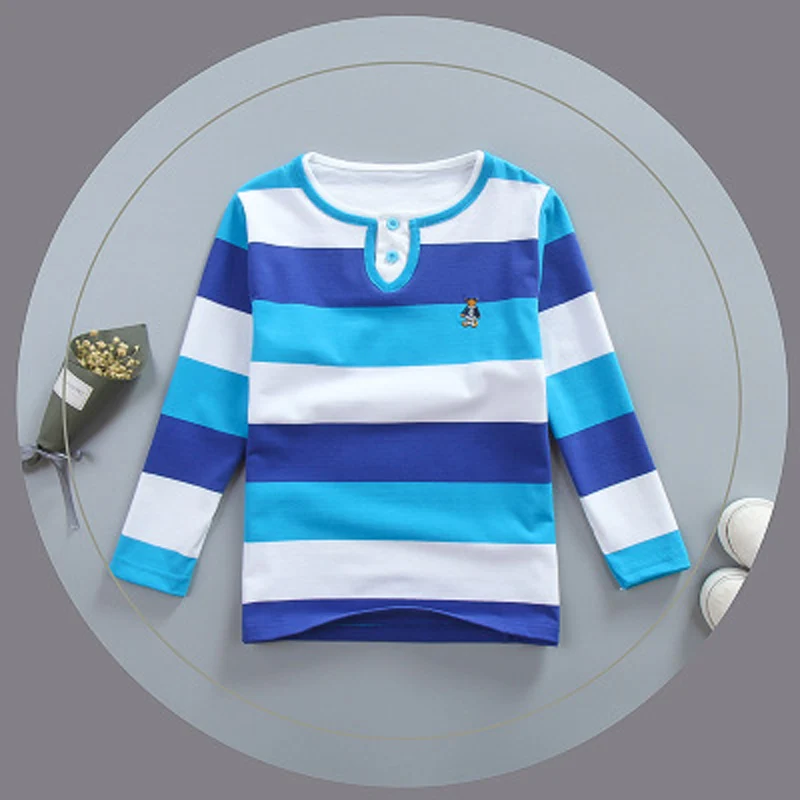 New Arrivel 100% Cotton Striped Baby Boys T Shirt Fashion Breathable tshirt Kids Casual Teenager Children Long Sleeve Boys Shirt
New Arrivel 100% Cotton Striped Baby Boys T Shirt Fashion Breathable tshirt Kids Casual Teenager Children Long Sleeve Boys Shirt