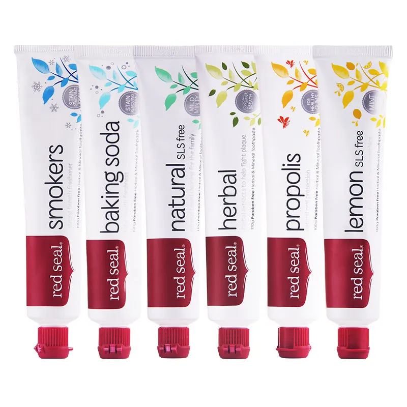 Original NewZealand Red Seal Toothpaste 2PCS/ Pack Remove Stubborn Stain Fight Plaque Decay Mint Breath Clean Teeth Protect Gum
Original NewZealand Red Seal Toothpaste 2PCS/ Pack Remove Stubborn Stain Fight Plaque Decay Mint Breath Clean Teeth Protect Gum