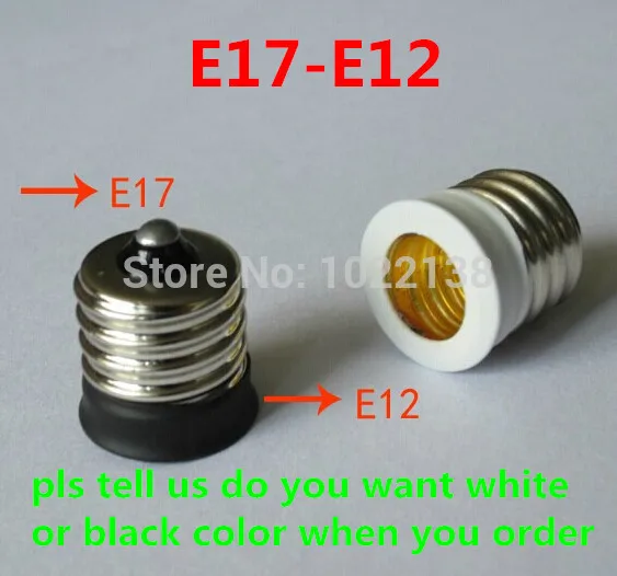 500PCS E17 TO E12 adapter Conversion socket High quality material fireproof material E12 socket adapter Lamp holder
500PCS E17 TO E12 adapter Conversion socket High quality material fireproof material E12 socket adapter Lamp holder