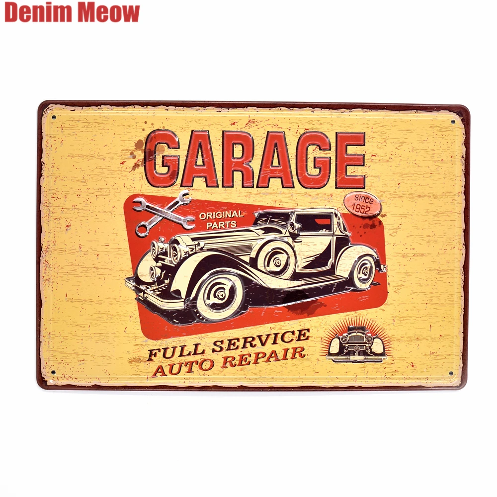 Garage Vintage Embossed Metal Tin Signs Bar Pub Home Repair Shop GAS Decorative Plates Tire Wall Stickers Retro Art Poster AT014
Garage Vintage Embossed Metal Tin Signs Bar Pub Home Repair Shop GAS Decorative Plates Tire Wall Stickers Retro Art Poster AT014
