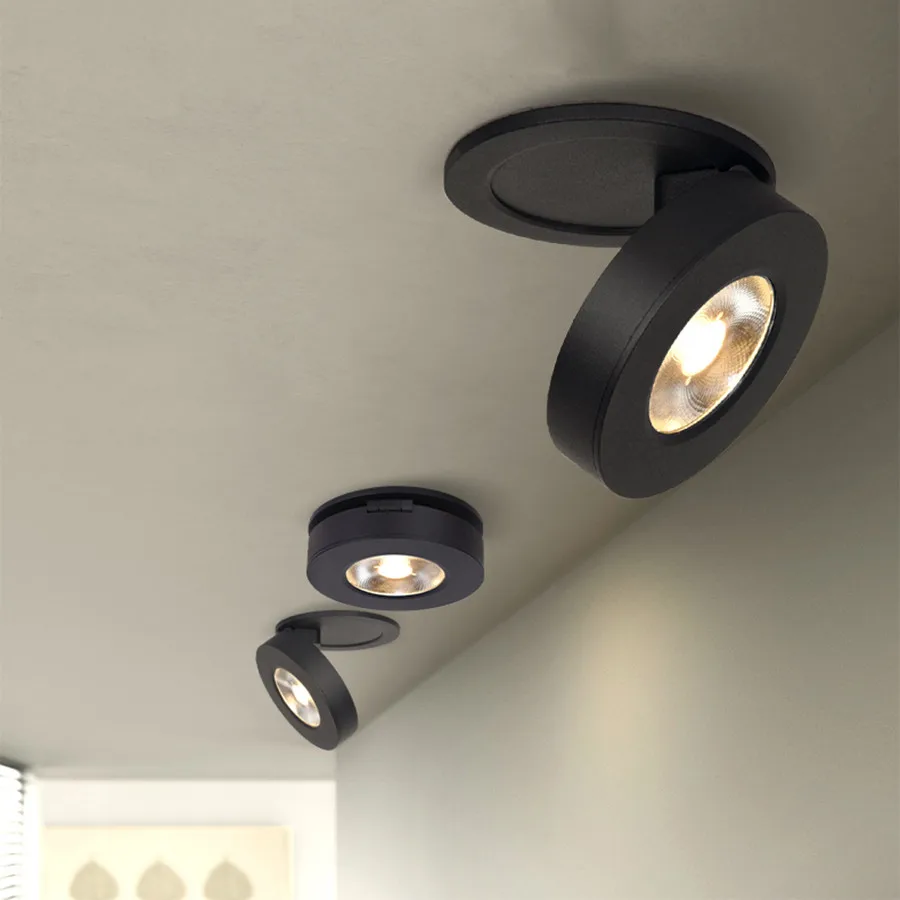 BEIAIDI 3/5/7/10W Ultra-thin Recessed LED Ceiling Downlight 360 Degree Adjustable COB Panel Spotlight With Driver | Лампы и освещение