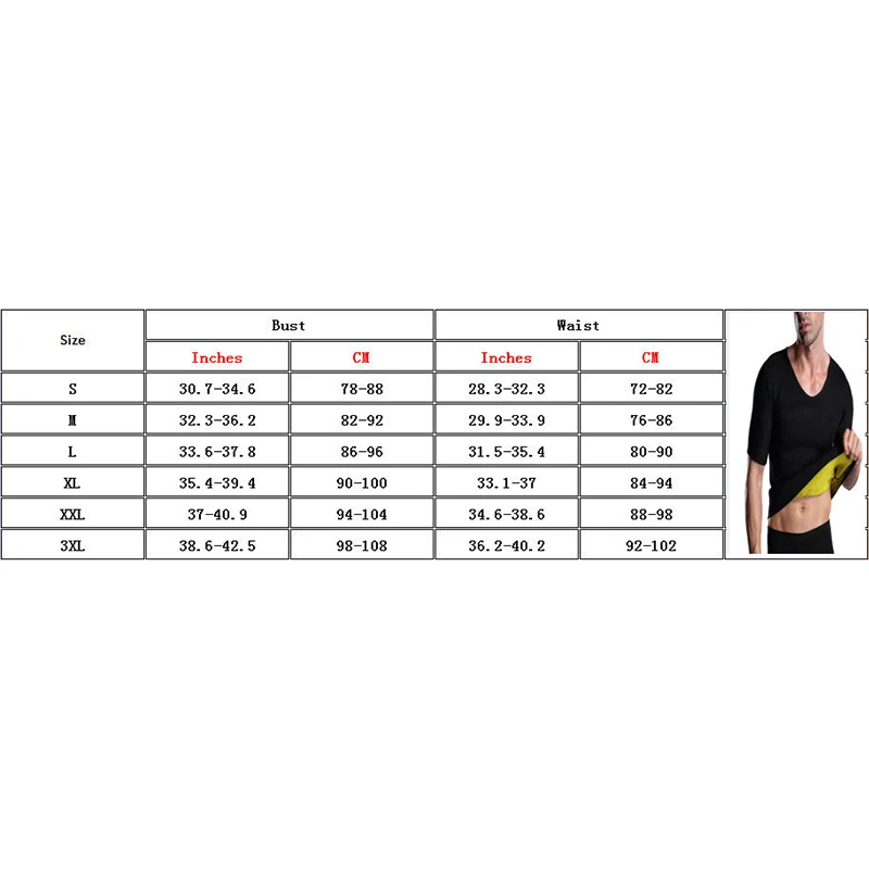 Aonve Men Sweat Shapewear Tops Body Slimming Sauna Shirt Homme Tummy Abdomen Neoprene Plus Size Male Shapers | Мужская одежда