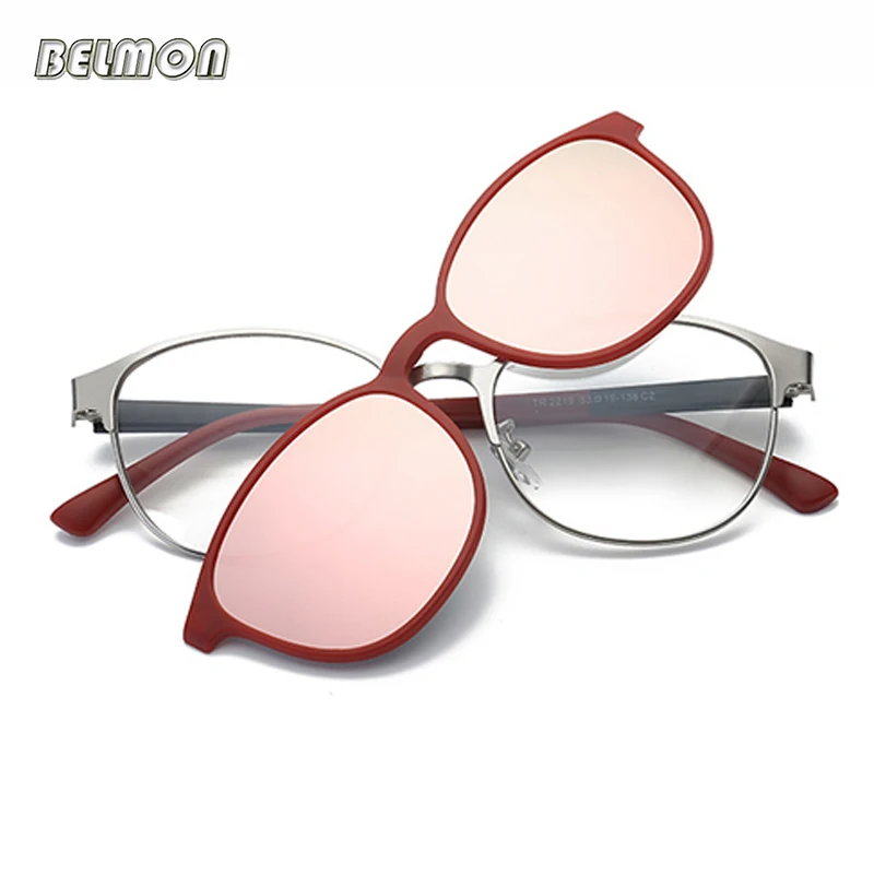 Fashion Spectacle Frame Men Women With Polarized Clip On Sunglasses Magnetic Glasses Male Driving Myopia Optical RS475
Fashion Spectacle Frame Men Women With Polarized Clip On Sunglasses Magnetic Glasses Male Driving Myopia Optical RS475