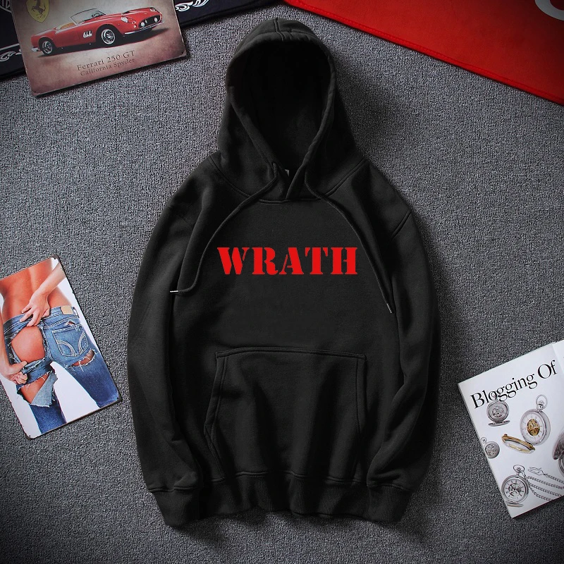 Limited WRATH Natural Selection Logo Design High-quality hoodie Men Black Size S-XXL European size
Limited WRATH Natural Selection Logo Design High-quality hoodie Men Black Size S-XXL European size