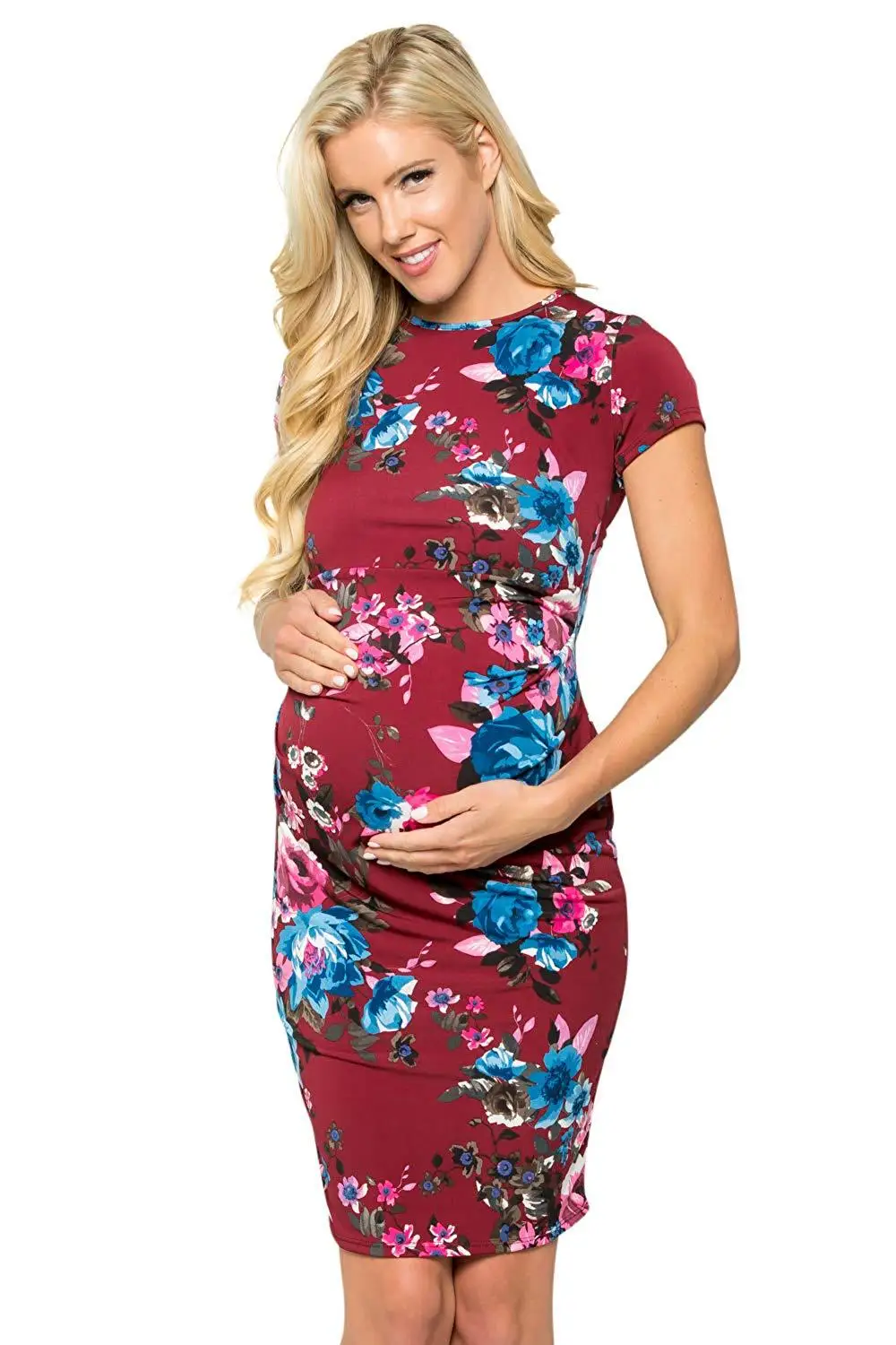 Fashion new maternity dresses pregnant women Summer Maternity Short Sleeve O-neck Floral Print Dress Pregnancy fashion dresses
Fashion new maternity dresses pregnant women Summer Maternity Short Sleeve O-neck Floral Print Dress Pregnancy fashion dresses
