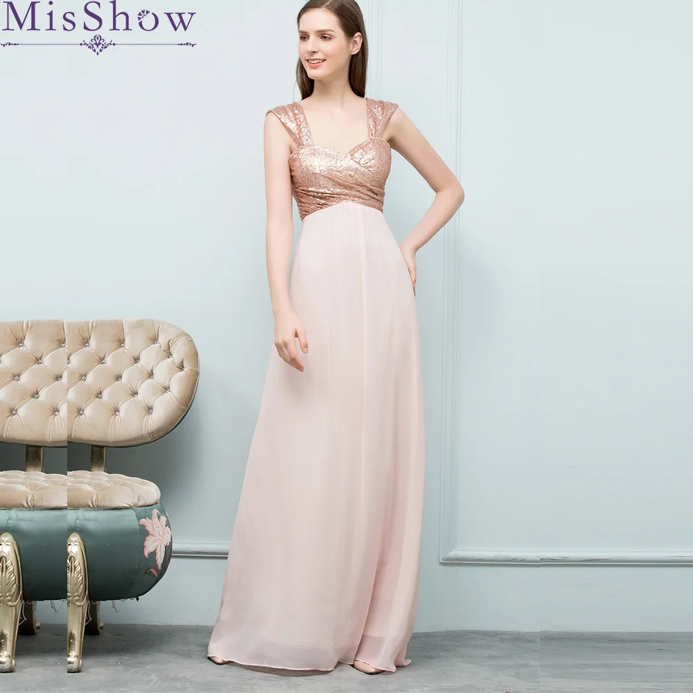 In stock! 2019 Robe De Soiree Sequins Evening Party Dress Rose Gold Chiffon wedding Party Occasion Formal Long Evening Dress
In stock! 2019 Robe De Soiree Sequins Evening Party Dress Rose Gold Chiffon wedding Party Occasion Formal Long Evening Dress
