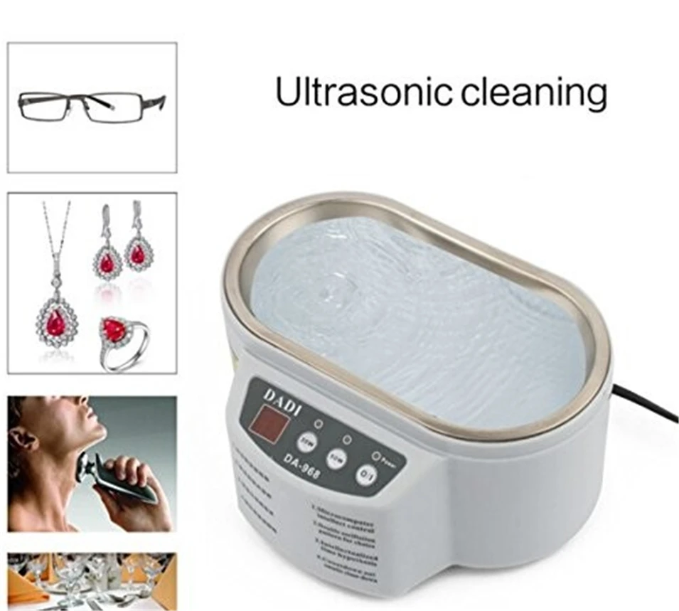 DADI DA-968 Dual Power 30W 50W Ultrasonic Cleaner With Display 220V Stainless Steel Intelligent Ultrasonic Cleaning
DADI DA-968 Dual Power 30W 50W Ultrasonic Cleaner With Display 220V Stainless Steel Intelligent Ultrasonic Cleaning