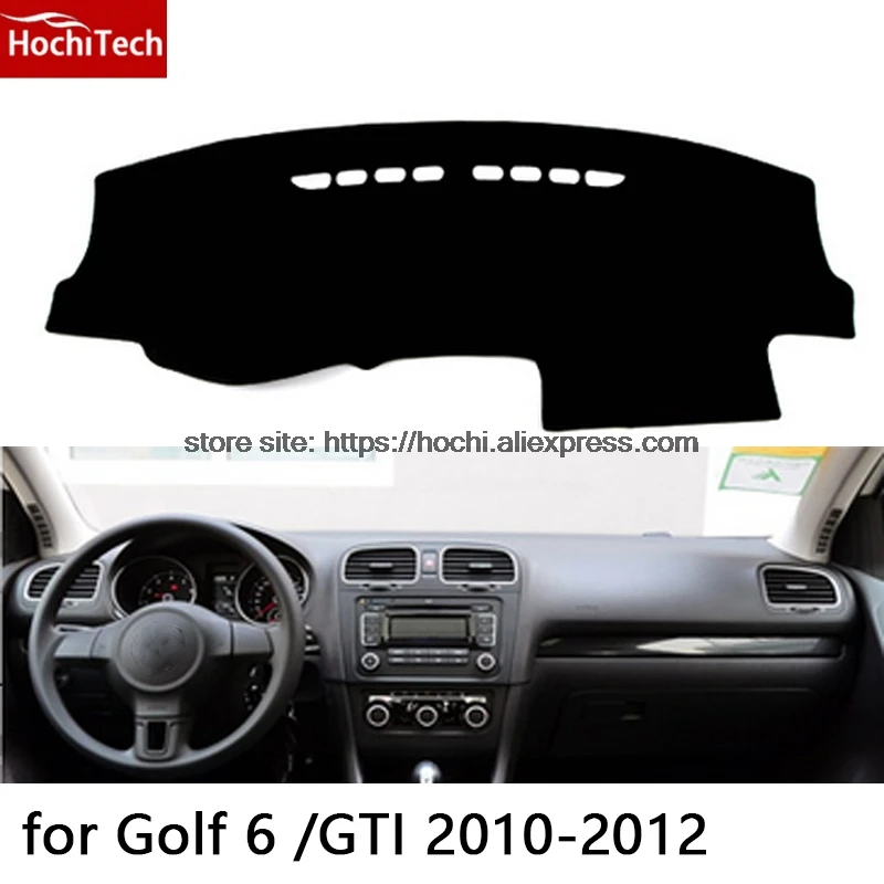 Для Volkswagen VW Golf 4 6 7 двухслойная панель из силикагеля для приборной панели
