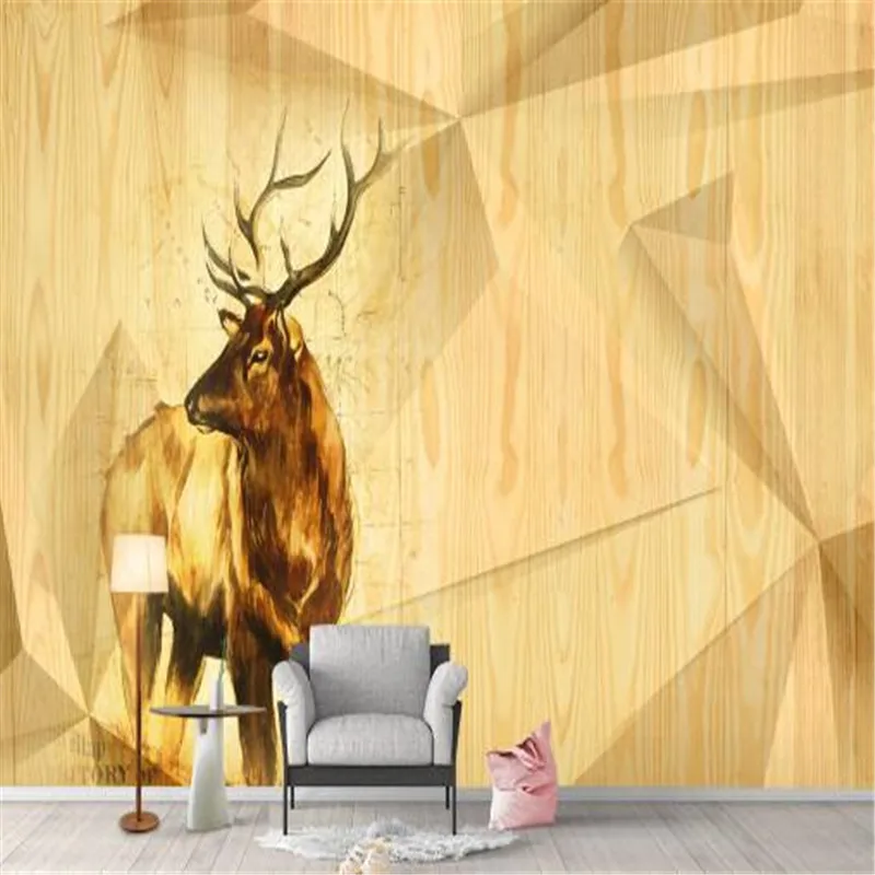 Personalized Mural 3D Elk Wallpaper for Walls 3D Geometric Woody Yellow Wall Covering Living Room Home Decor Hand-Drawn Walls
Personalized Mural 3D Elk Wallpaper for Walls 3D Geometric Woody Yellow Wall Covering Living Room Home Decor Hand-Drawn Walls