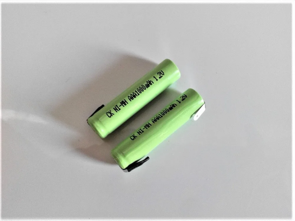 1.2V AAA rechargeable battery 1000mah 3A10440 NiMH NiMH battery with pins for Braun electric shaver razor toothbrush
1.2V AAA rechargeable battery 1000mah 3A10440 NiMH NiMH battery with pins for Braun electric shaver razor toothbrush