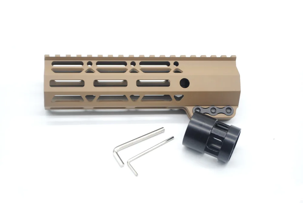 AR15 Tan напечатанные 7-дюймовые свободные поплавковые зажимные направляющие Пикатинни M-lok защитные накладки. 223/5.56
AR15 Tan напечатанные 7-дюймовые свободные поплавковые зажимные направляющие Пикатинни M-lok защитные накладки. 223/5.56