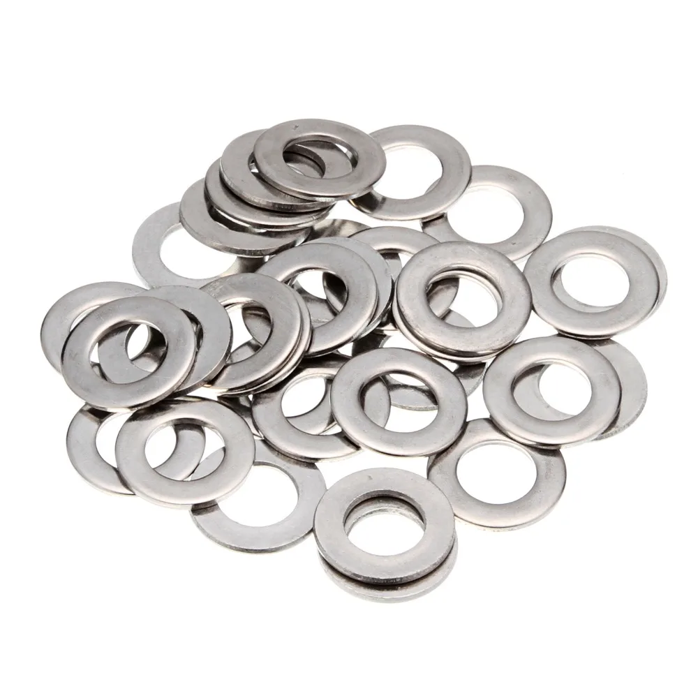 50pcs M12 washer Stainless Steel Form A Flat Washers To Fit Metric Bolt Screws Hardware