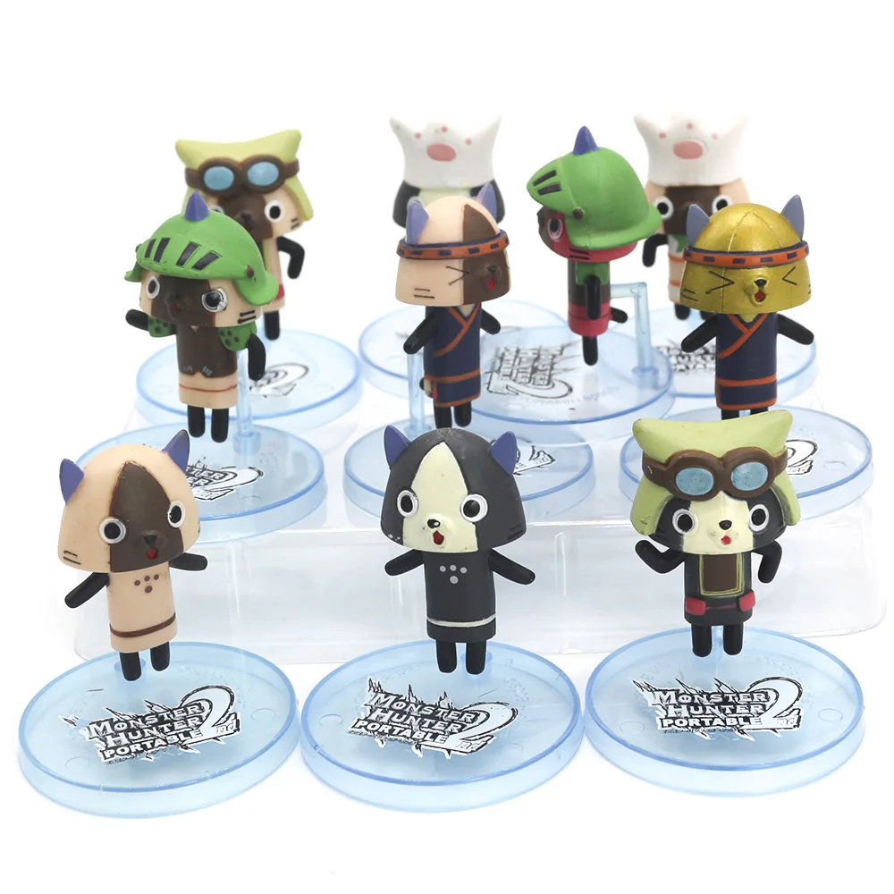 Monster Hunter World Cat Warrior Felynes Monsters PVC Models Japan Anime Action Figure Collections Toy Gifts 10 Pcs/set
Monster Hunter World Cat Warrior Felynes Monsters PVC Models Japan Anime Action Figure Collections Toy Gifts 10 Pcs/set