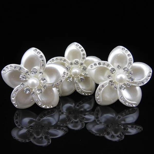 6 Pcs Wedding Bridal Prom Pearl Crystal Rhinestone Big White Flower Hair Pins Hair Jewelry
6 Pcs Wedding Bridal Prom Pearl Crystal Rhinestone Big White Flower Hair Pins Hair Jewelry