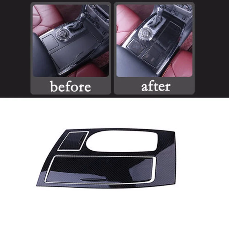 pcmos ABS Carbon Fiber Gear Shift Box Panel Cover Trim For Nissan Patrol Y62 2012-2018 Interior Mouldings Accessories Stickers
pcmos ABS Carbon Fiber Gear Shift Box Panel Cover Trim For Nissan Patrol Y62 2012-2018 Interior Mouldings Accessories Stickers