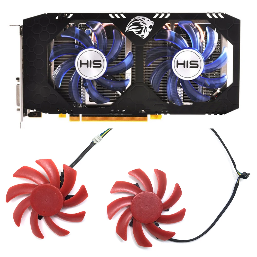 NEW 83mm FDC10U12S9-C 4PIN RX470 GPU Cooler fan for HIS RX 470 Turbo 4GB RX 470 OC 4GB RX474 RX570 RX574 RX580 PC Cooling fans
NEW 83mm FDC10U12S9-C 4PIN RX470 GPU Cooler fan for HIS RX 470 Turbo 4GB RX 470 OC 4GB RX474 RX570 RX574 RX580 PC Cooling fans