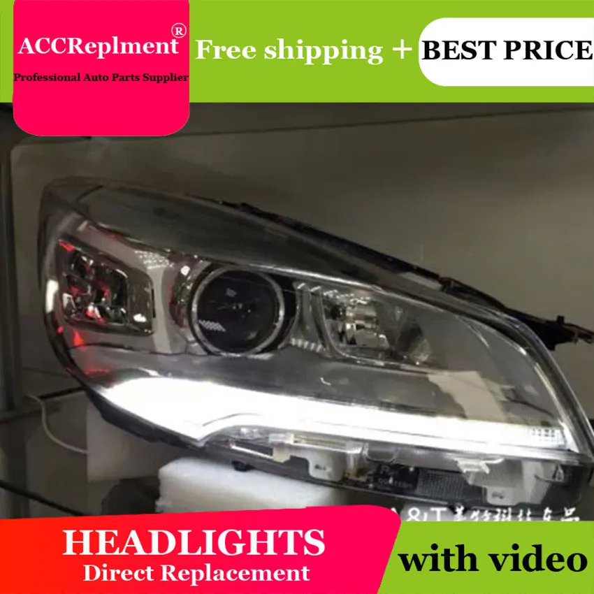 Car Styling for Ford Kuga Escape Headlights 2013-2016 High Configuration DRL Lens Double Beam H7 HID Xenon bi xenon lens
Car Styling for Ford Kuga Escape Headlights 2013-2016 High Configuration DRL Lens Double Beam H7 HID Xenon bi xenon lens
