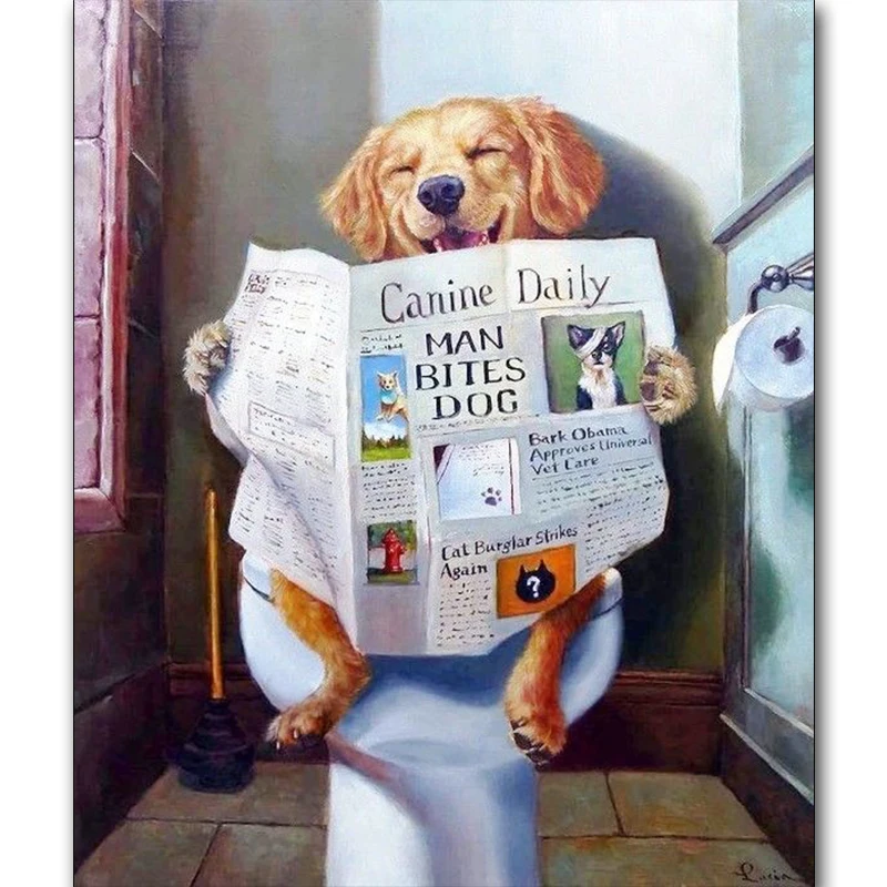 5D DIY diamond embroidery aniamls,dog,toilet,full diamond painting Cross Stitch Rhinestone mosaic Bathroom Room Decor art
5D DIY diamond embroidery aniamls,dog,toilet,full diamond painting Cross Stitch Rhinestone mosaic Bathroom Room Decor art