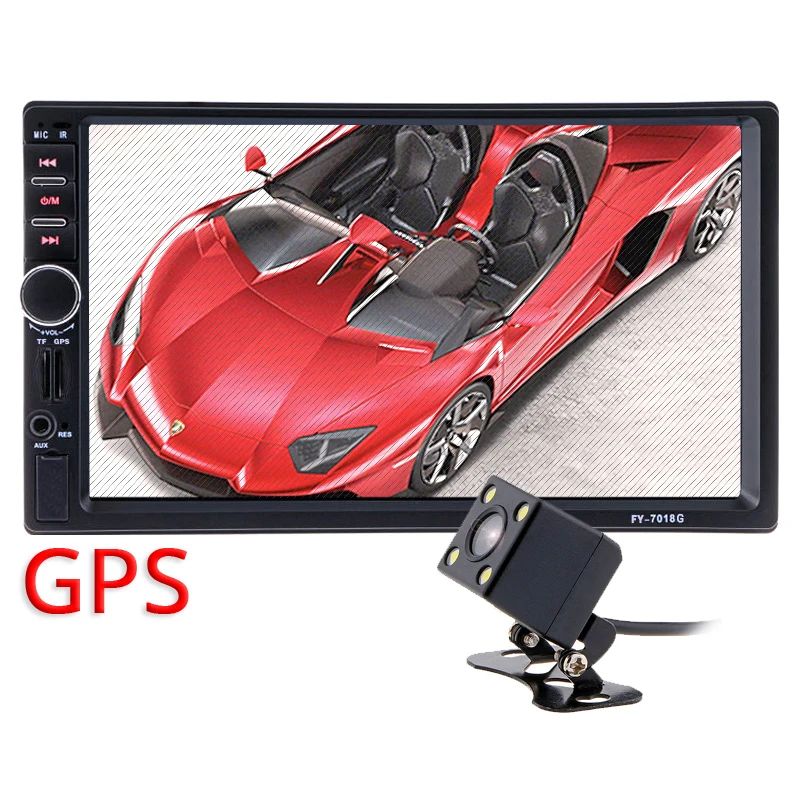 2 Din Car Multimedia Player+GPS Navigation+Camera Map 7'' HD Touch Screen Bluetooth Autoradio MP3 MP5 Video Stereo Radio NO DVD
2 Din Car Multimedia Player+GPS Navigation+Camera Map 7'' HD Touch Screen Bluetooth Autoradio MP3 MP5 Video Stereo Radio NO DVD