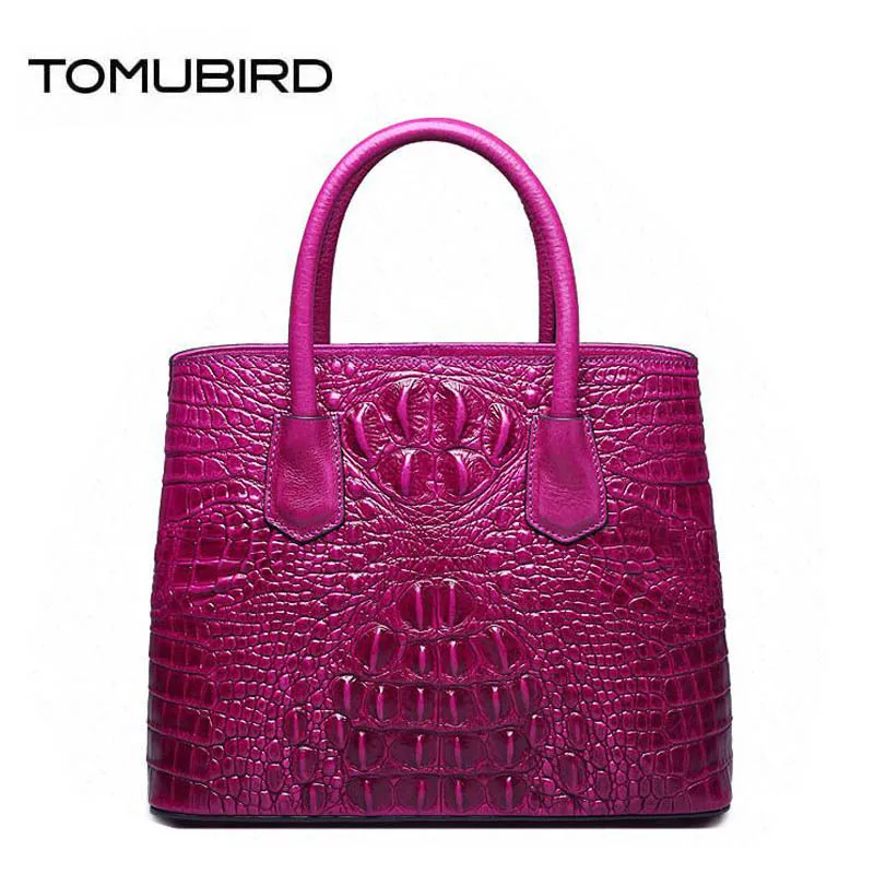 Tomubird новый улучшенный кожа рук Fashion арт сумка Крокодил Роскошные сумки женские