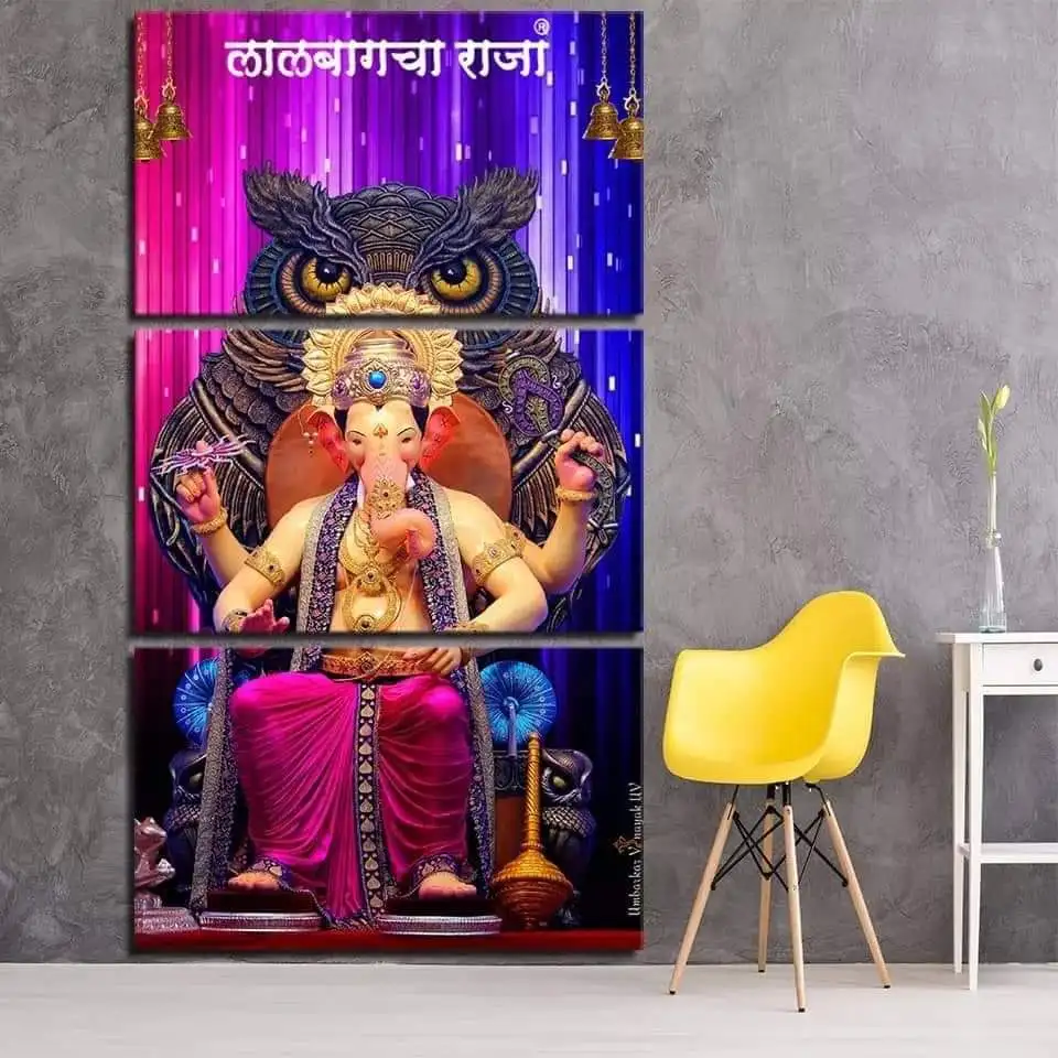 3 Pcs Canvas Hindu God Ganesha Elephant Modular Picture HD Printed Canvas Prints For Living Room Wall Poster Decoration(No Frame
3 Pcs Canvas Hindu God Ganesha Elephant Modular Picture HD Printed Canvas Prints For Living Room Wall Poster Decoration(No Frame