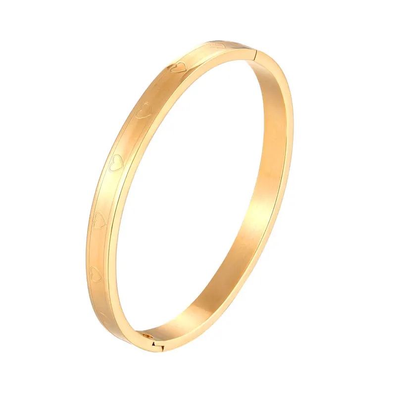 New Middle Frosted Heart Bracelets & Bangle for Women And Men And Kids Stainless Steel Jewelry Parent-Child And Couple Bangle
New Middle Frosted Heart Bracelets & Bangle for Women And Men And Kids Stainless Steel Jewelry Parent-Child And Couple Bangle
