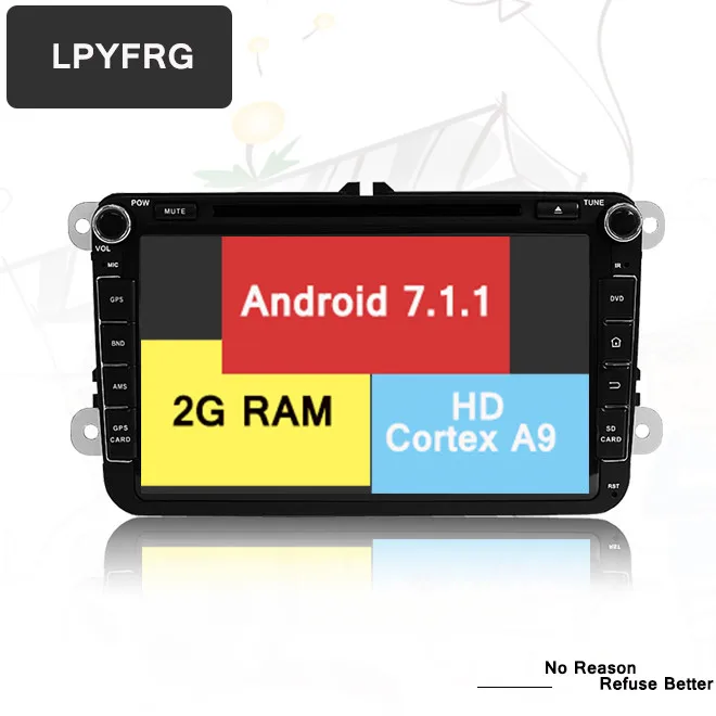 Автомобильный DVD плеер на Android 7 1 для Seat Alhambra GPS навигация Авторадио Bluetooth стерео сб