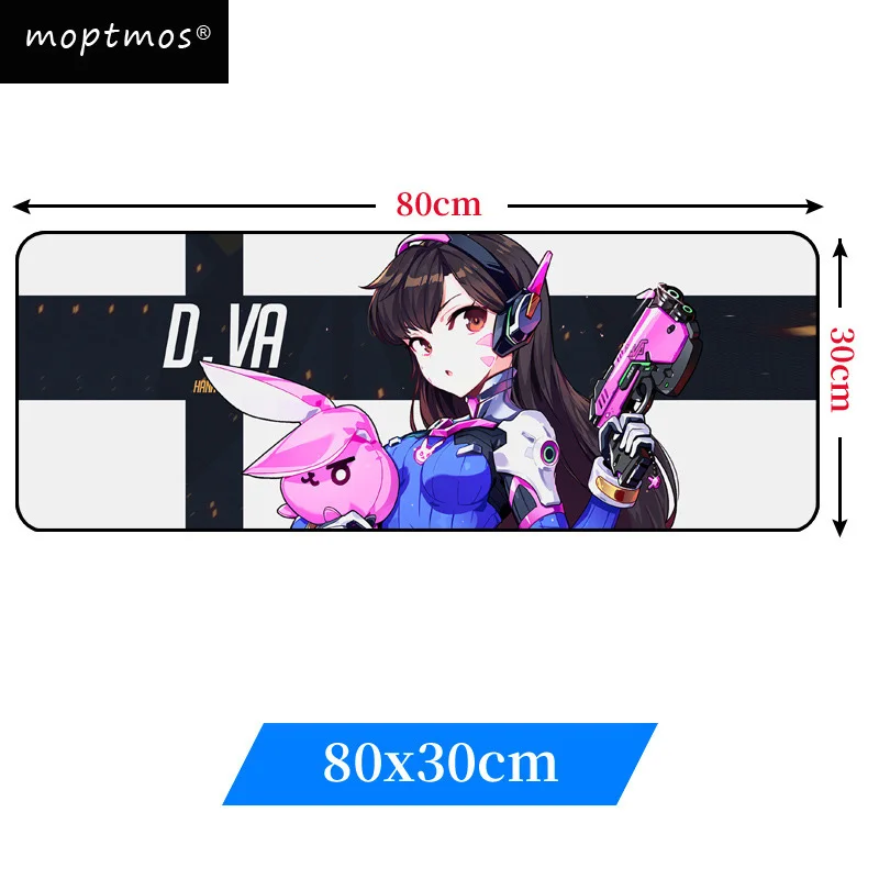 Overwatch очень большой игровая мышь коврик для мышки с Аниме D.VA коврики мыши