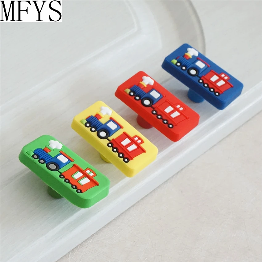 Kids Dresser Knob Drawer Pulls Handles Train Car Red Blue Green Yellow Cabinet Door Knobs Furniture Knob Handle Cartoon Children
Kids Dresser Knob Drawer Pulls Handles Train Car Red Blue Green Yellow Cabinet Door Knobs Furniture Knob Handle Cartoon Children