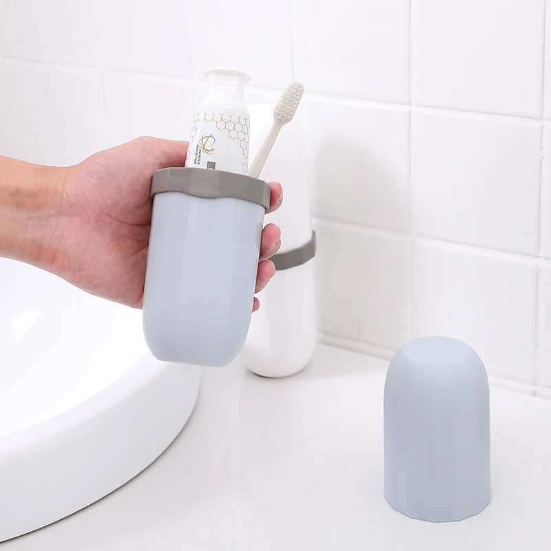 Portable Travel Toothpaste Toothbrush Holder Cap Case Household Clean Storage Box Outdoor Cup Bathroom Accessories | Дом и сад