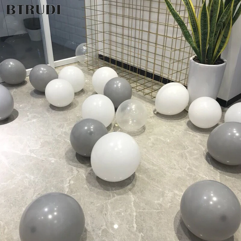 BTRUDI Grey balloon 10inch 10pcs birthday decoration adult kids home decoration accessories ballon mariage wedding baby shower
BTRUDI Grey balloon 10inch 10pcs birthday decoration adult kids home decoration accessories ballon mariage wedding baby shower