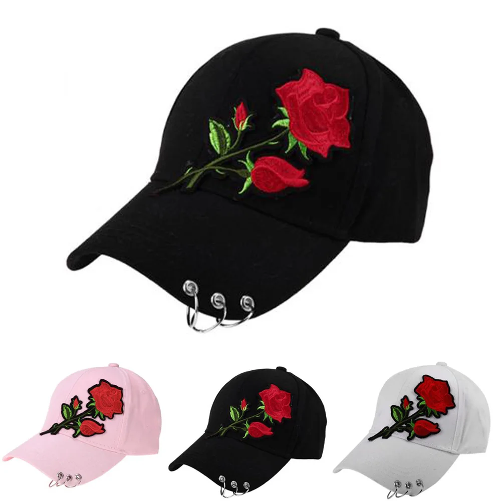 Women Men Hip Hop Kpop Snapback Baseball Cap Big Rose Flower With Rings Sport Dancing Travel Dad Hat Caps Streetwear Adjustable
Women Men Hip Hop Kpop Snapback Baseball Cap Big Rose Flower With Rings Sport Dancing Travel Dad Hat Caps Streetwear Adjustable