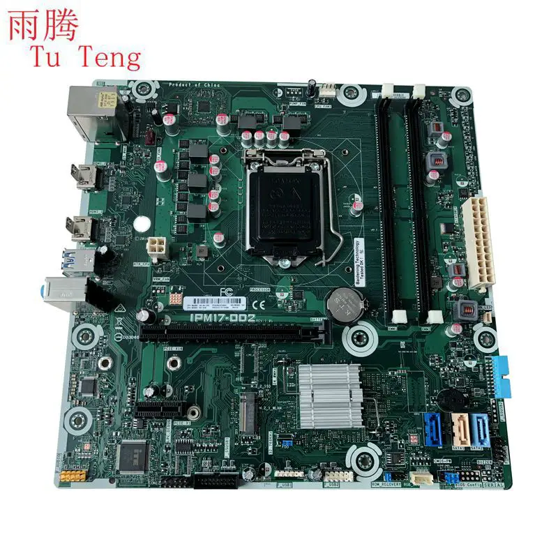 Desktop HP Envy 750 Motherboard IPM17-DD2 862992-001 862992-601 REV: 1.0 System Board Fully Tested
Desktop HP Envy 750 Motherboard IPM17-DD2 862992-001 862992-601 REV: 1.0 System Board Fully Tested