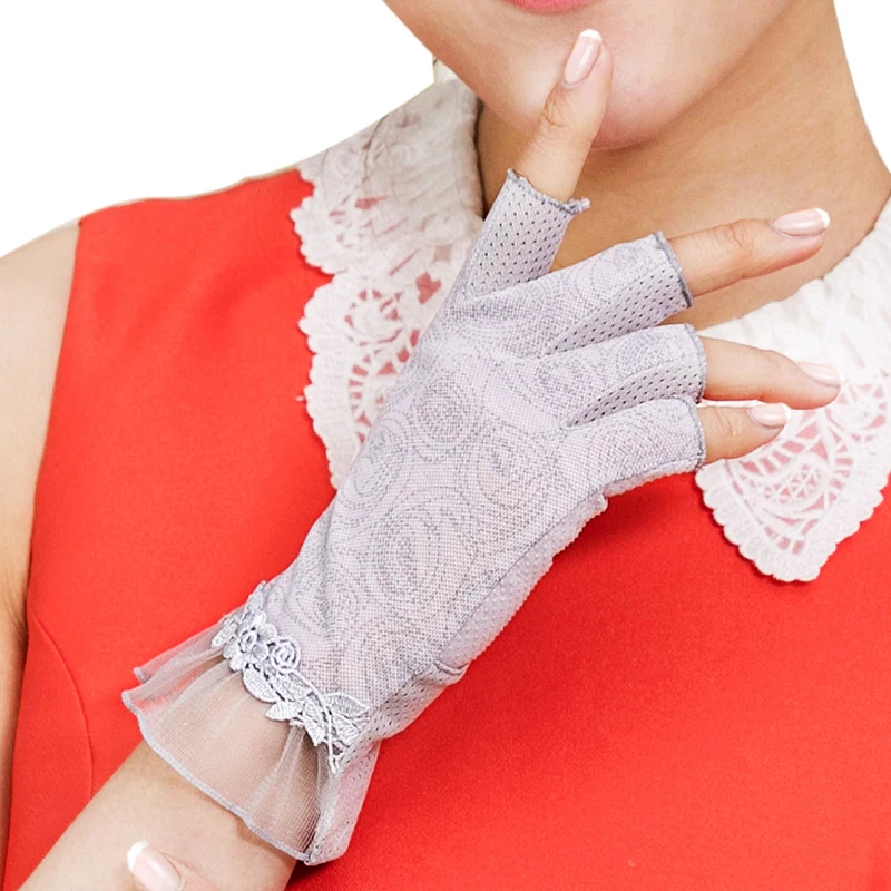 перчатки без пальцев женские митенки варежки Перчатки fingerless driving gloves