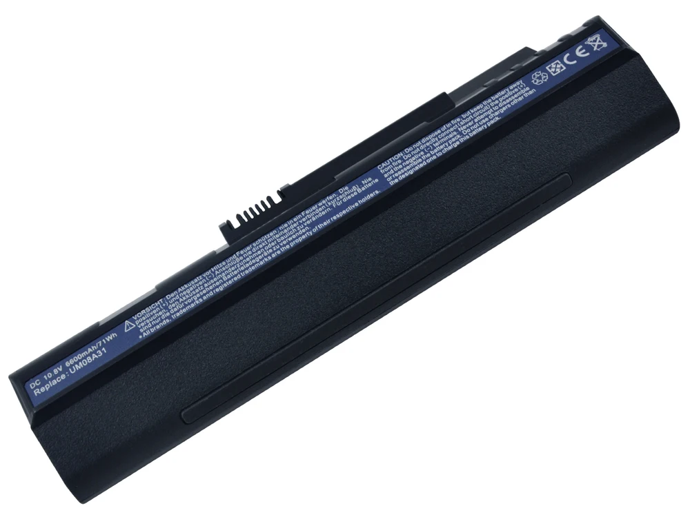 Сменный аккумулятор для ноутбука Acer Aspire One A110 A150 UM08A71 UM08A72 UM08A73 UM08A74 UM08B71 UM08B72 10 8 В