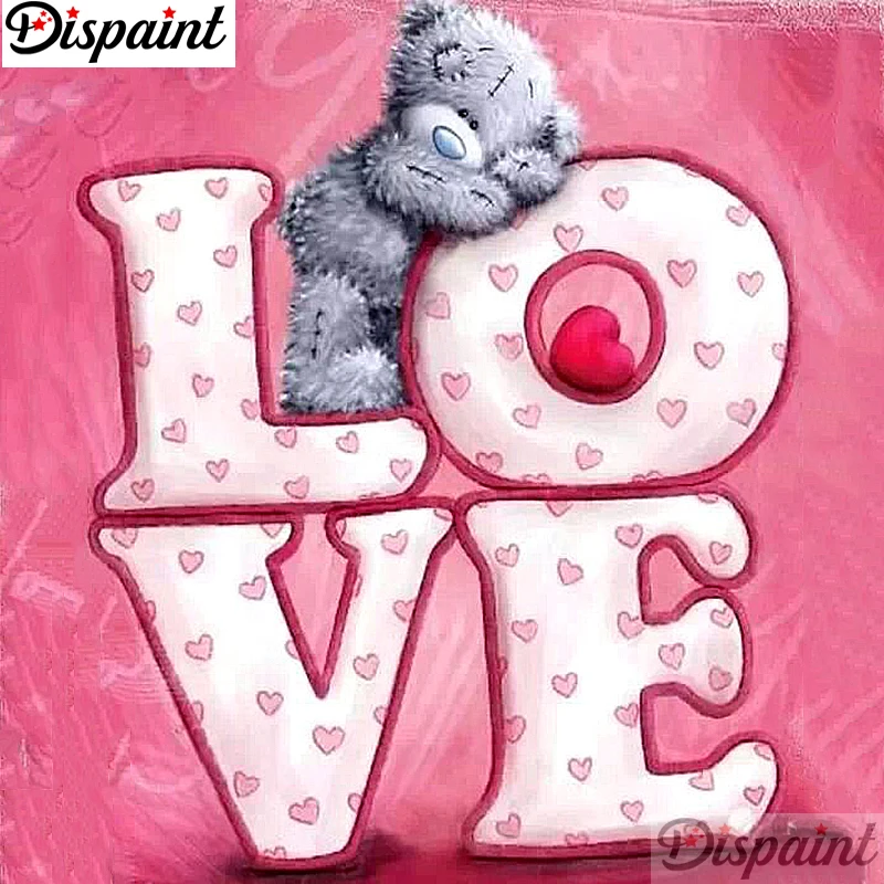 Dispaint Full Square/Round Drill 5D DIY Diamond Painting "Bear letter scenery" 3D Embroidery Cross Stitch 5D Home Decor A12349
Dispaint Full Square/Round Drill 5D DIY Diamond Painting "Bear letter scenery" 3D Embroidery Cross Stitch 5D Home Decor A12349