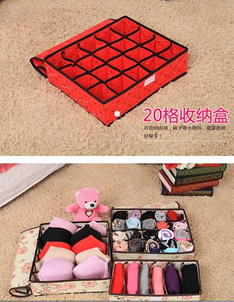 2015 Factory direct sales HOT Non-Woven Fabric Hot Sale Folding Grid Strage Box for Bra,Underwear,Sockso ZW104
2015 Factory direct sales HOT Non-Woven Fabric Hot Sale Folding Grid Strage Box for Bra,Underwear,Sockso ZW104