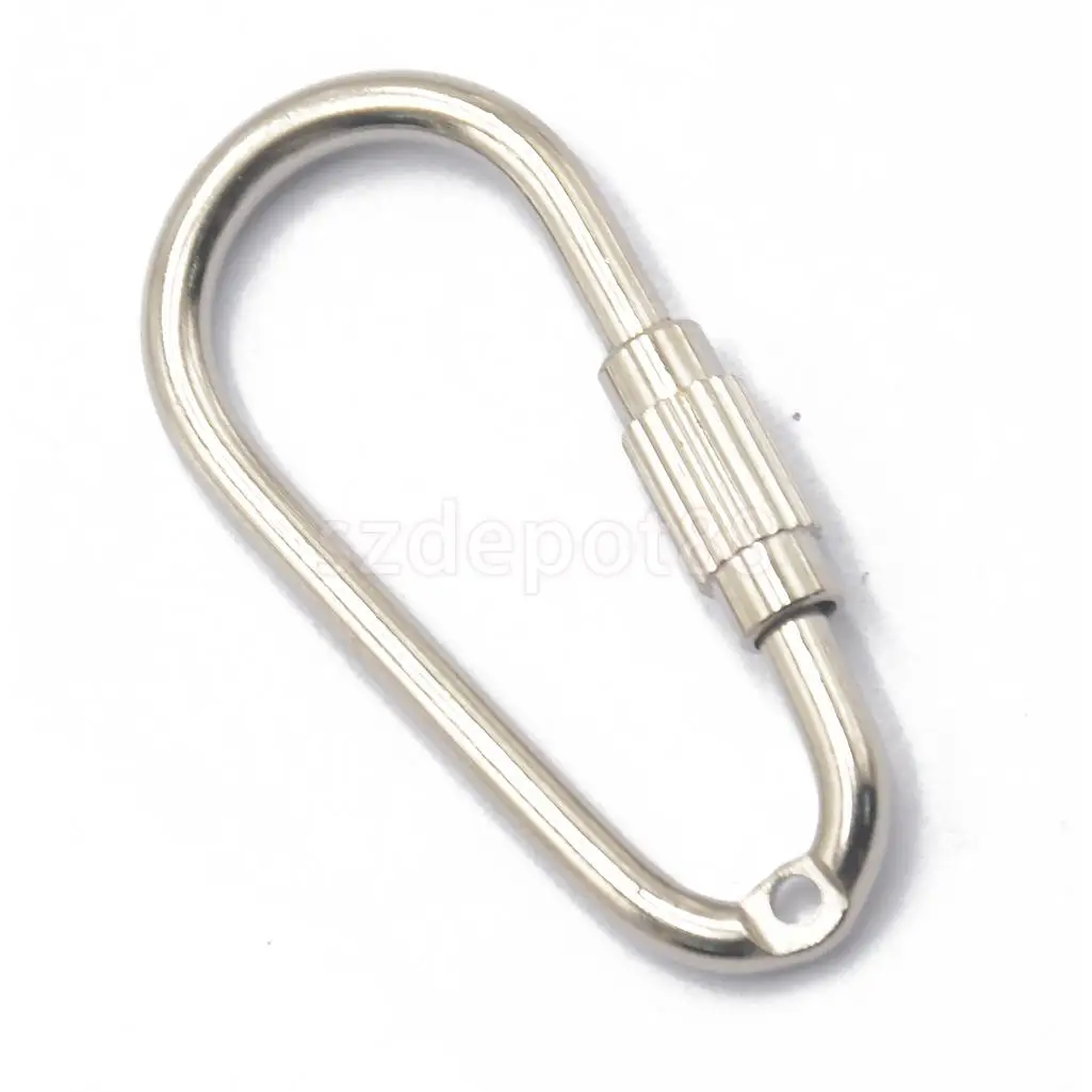 6 шт. стальной винт с карабином застежка для ключей|carabiner key rings|key ringkey ring clasp |
