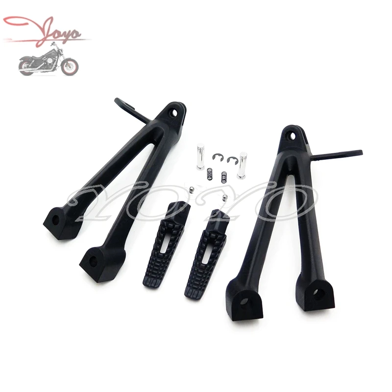 Black Rear Rider Footrests Aluminum Foot pegs Bracket Set For Suzuki GSXR600 GSXR750 2006-2007 K6
Black Rear Rider Footrests Aluminum Foot pegs Bracket Set For Suzuki GSXR600 GSXR750 2006-2007 K6