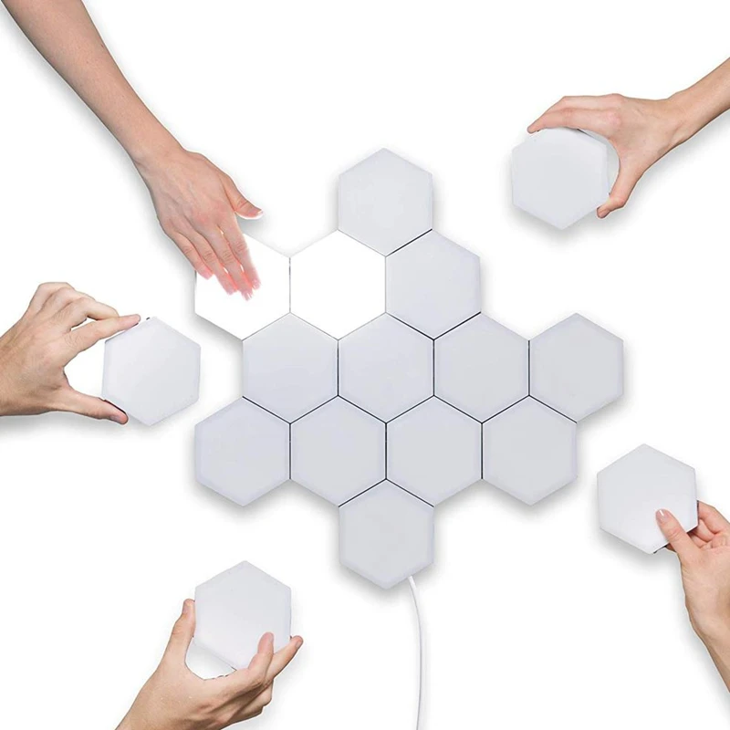Creative wall lamp hexagonal wall lamp living room bedroom wall decoration quantum lamp
Creative wall lamp hexagonal wall lamp living room bedroom wall decoration quantum lamp