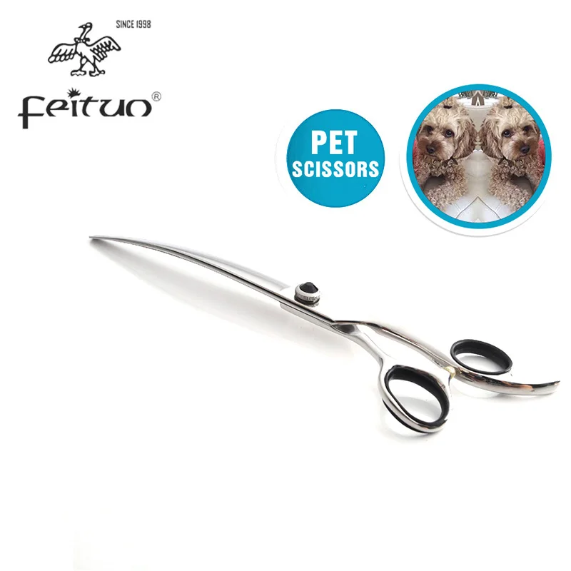 7.5 Inch Japan High Quality Professional Scissors Dog Cat Tesoura Pet Grooming Curved Scissors Pets Salon Cutting Shears
7.5 Inch Japan High Quality Professional Scissors Dog Cat Tesoura Pet Grooming Curved Scissors Pets Salon Cutting Shears