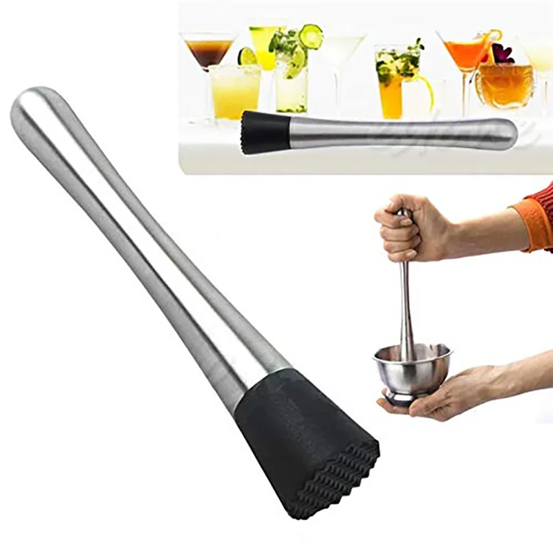 ERMAKOVA бар из нержавеющей стали для коктейлей Mojito Mint Muddler DIY Напиток Фруктовый Лед