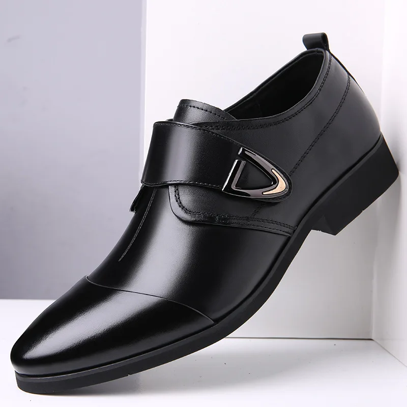 Men's shoes spring summer business dress shoes men's buckle British leisure pointed black men's wedding shoes luxury men shoes
Men's shoes spring summer business dress shoes men's buckle British leisure pointed black men's wedding shoes luxury men shoes