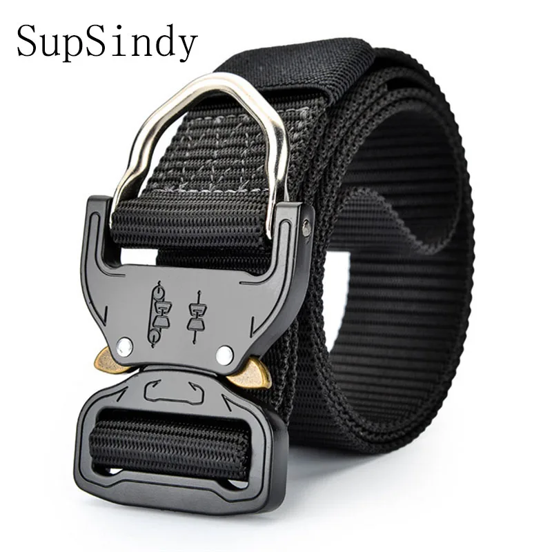 SupSindy men's canvas belt Metal insert buckle military nylon Training belt Army tactical belts for Men Best quality male strap
SupSindy men's canvas belt Metal insert buckle military nylon Training belt Army tactical belts for Men Best quality male strap