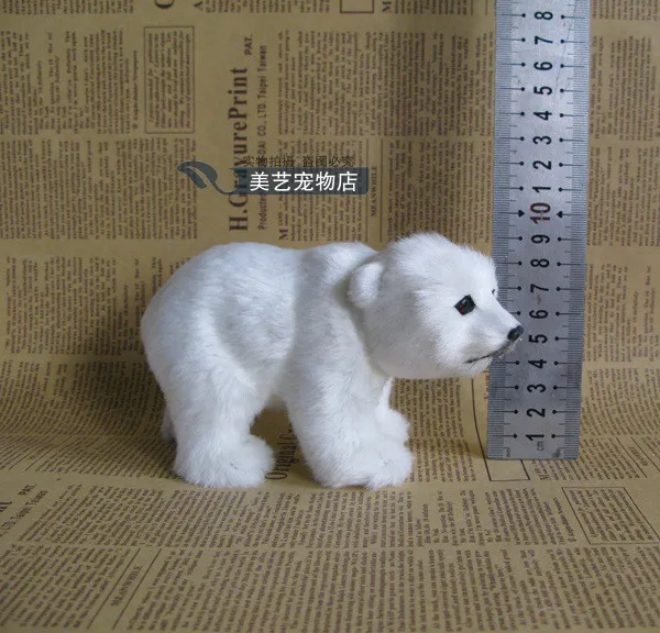 simulation white polar bear model,polyethylene& fur about 15x8cm polar bear handicraft toy,prop,home Decoration,Xmas gift b3715
simulation white polar bear model,polyethylene& fur about 15x8cm polar bear handicraft toy,prop,home Decoration,Xmas gift b3715